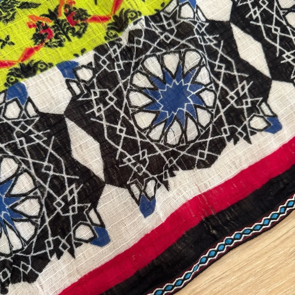 Oversized Asian Inspired Scarf